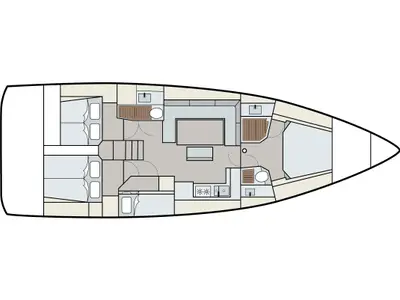 Hamy, a Dufour 410 Grand Large sailboat at Marseille, France
