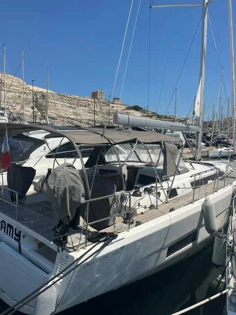 Hamy, a Dufour 410 Grand Large sailboat at Marseille, France