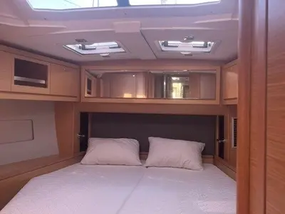 Hamy, a Dufour 410 Grand Large sailboat at Marseille, France