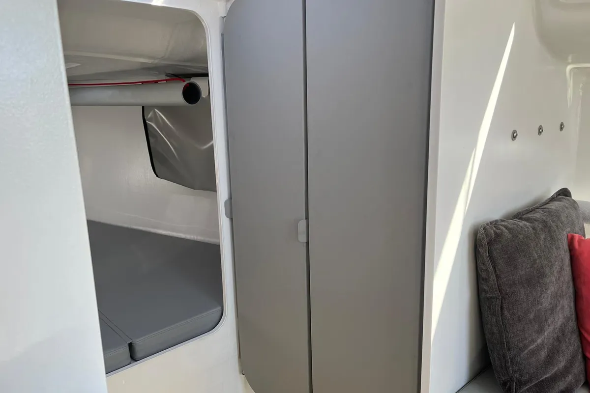 Cabin on Suferina, a Beneteau First 27 sailboat at Split, Croatia