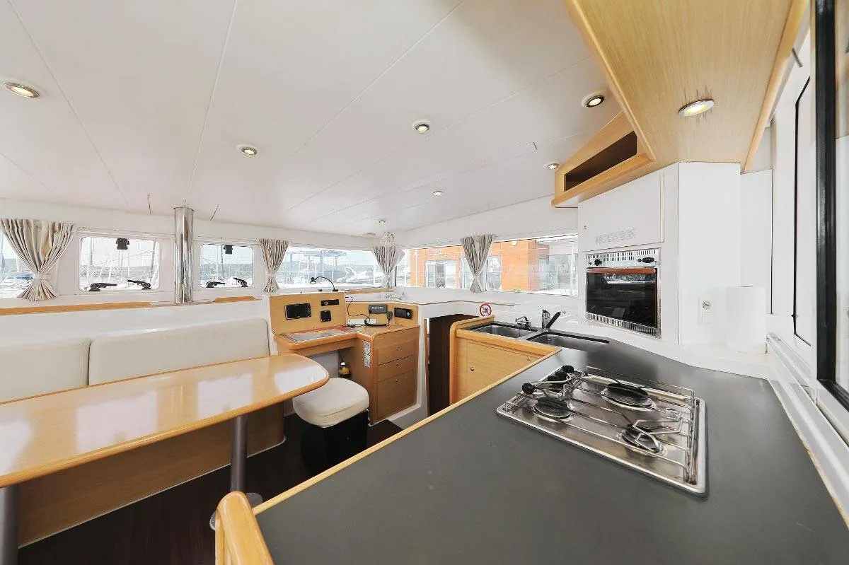 Galley of Caribbean, a Lagoon 400 catamaran at Medulin, Croatia