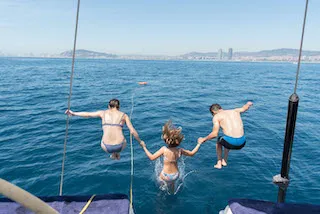 Julia Tercer, a Bavaria 49 sailboat at Barcelona, Spain