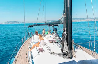Julia Tercer, a Bavaria 49 sailboat at Barcelona, Spain