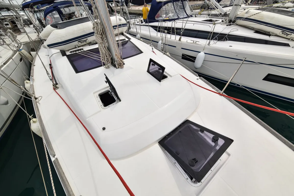 Stella, a Dufour 410 GL sailboat at Općina Sukošan, Croatia