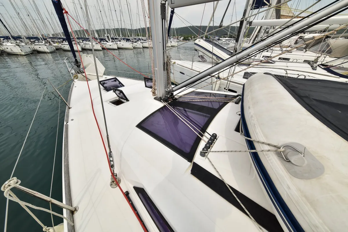 Stella, a Dufour 410 GL sailboat at Općina Sukošan, Croatia