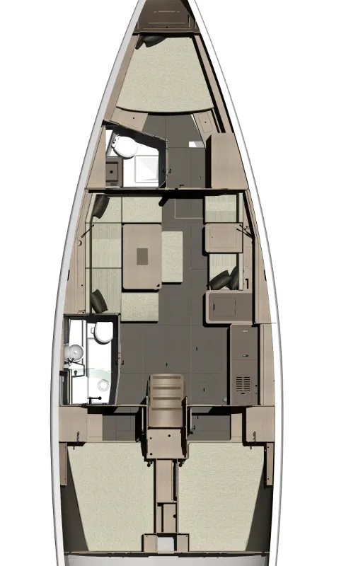 Stella, a Dufour 410 GL sailboat at Općina Sukošan, Croatia