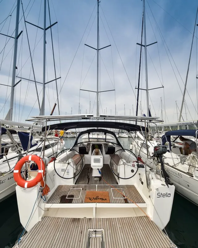 Stella, a Dufour 410 GL sailboat at Općina Sukošan, Croatia