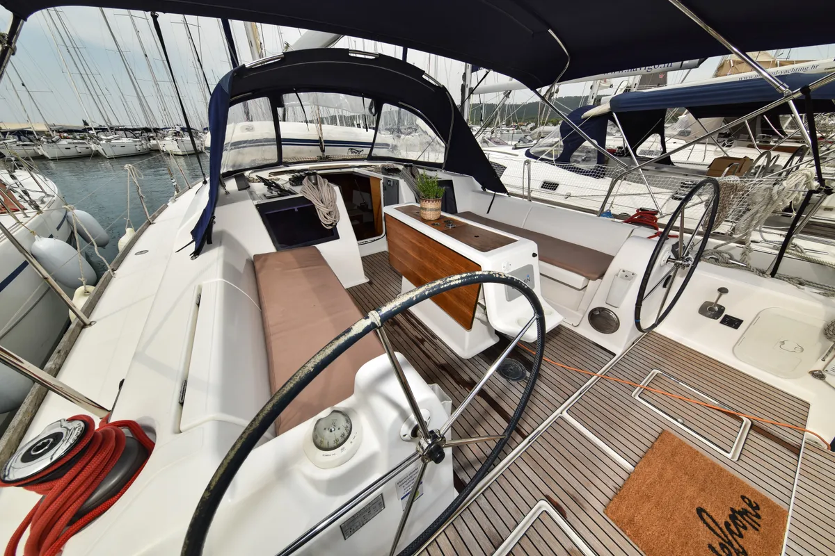 Stella, a Dufour 410 GL sailboat at Općina Sukošan, Croatia