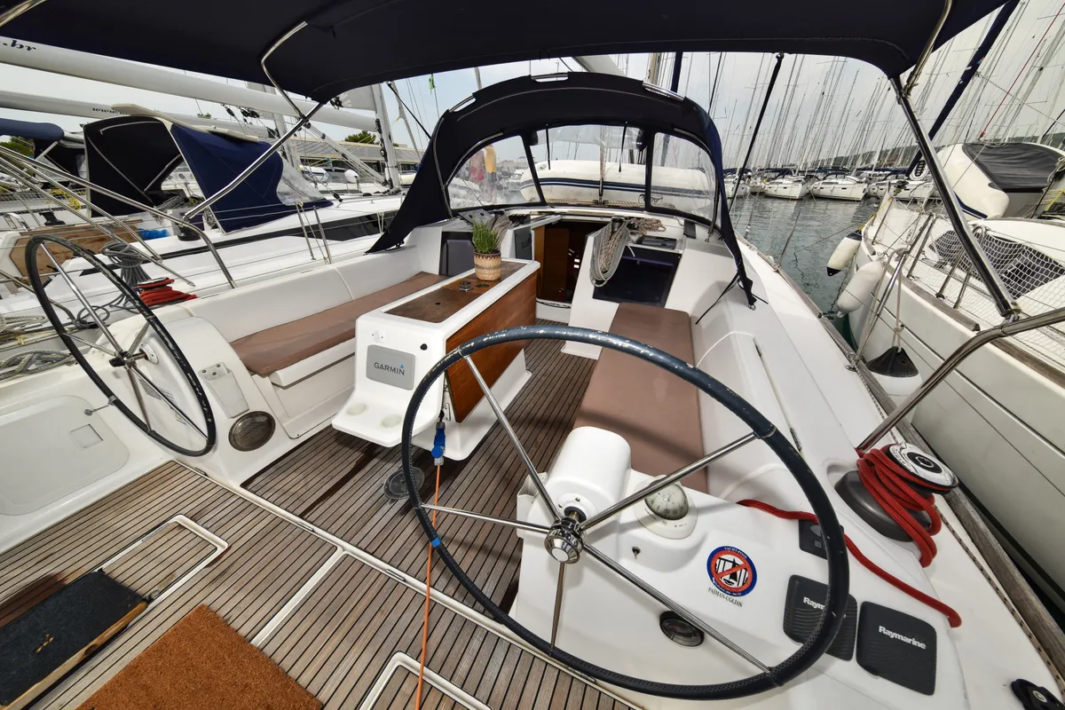 Stella, a Dufour 410 GL sailboat at Općina Sukošan, Croatia