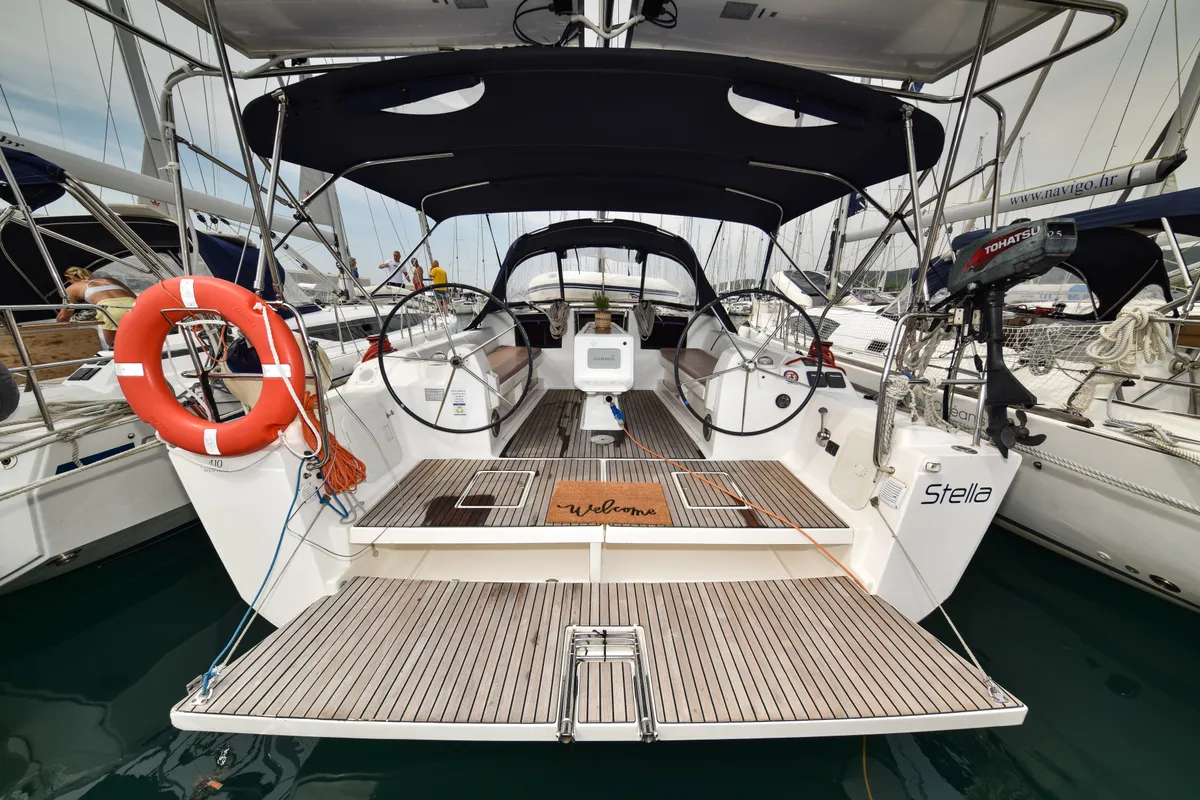 Stella, a Dufour 410 GL sailboat at Općina Sukošan, Croatia
