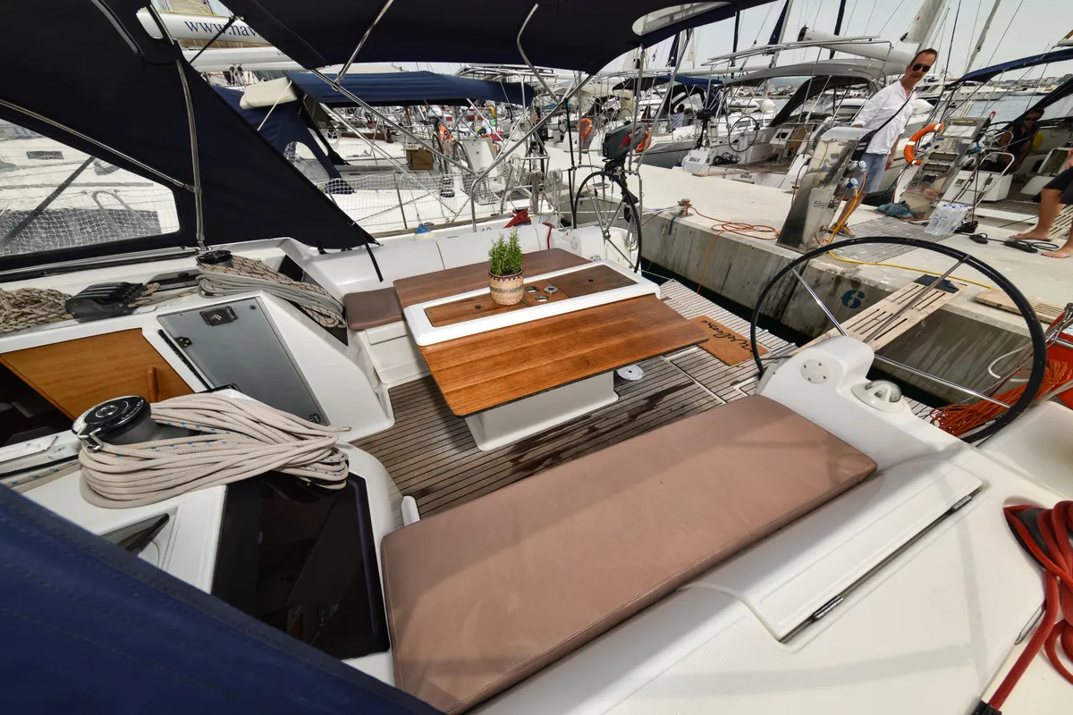 Stella, a Dufour 410 GL sailboat at Općina Sukošan, Croatia
