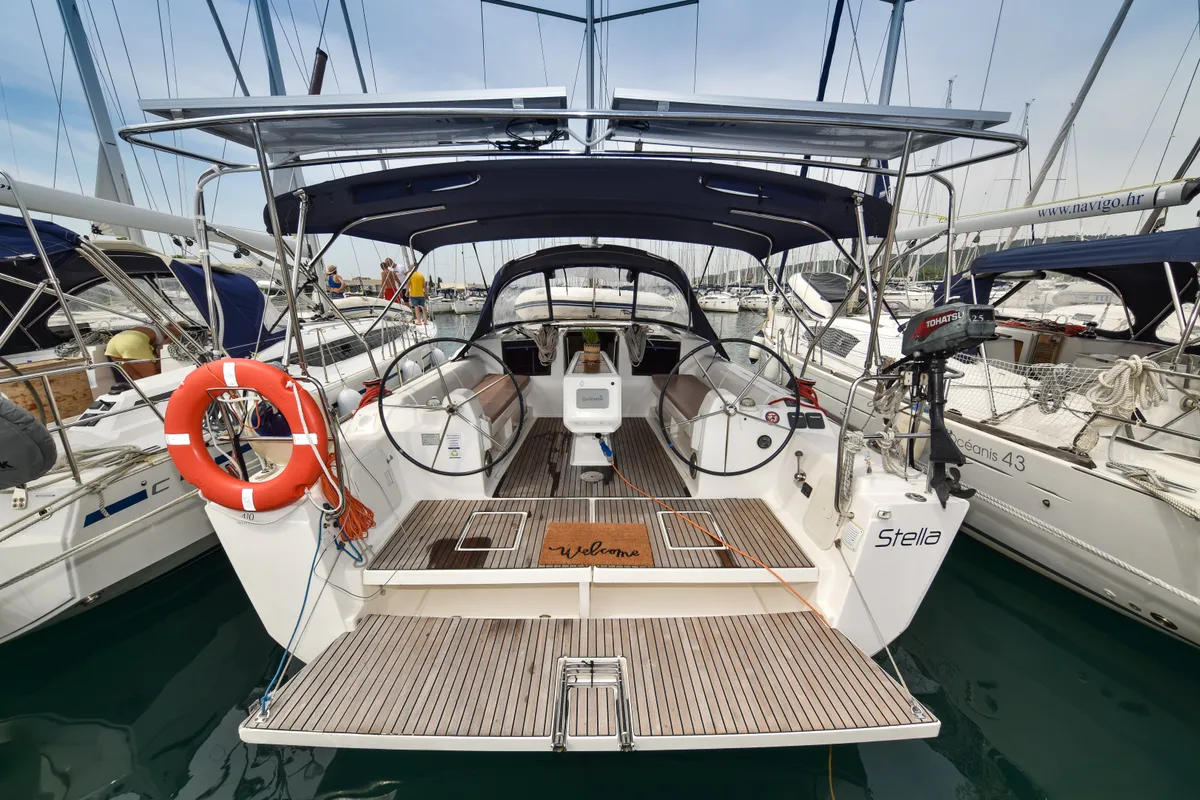 Stella, a Dufour 410 GL sailboat at Općina Sukošan, Croatia