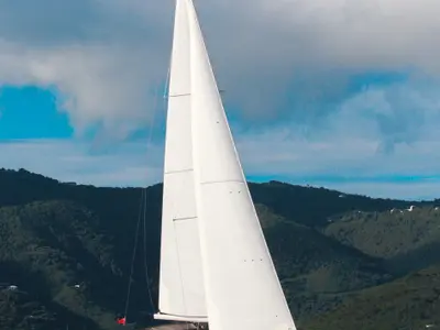 Easy Skanking, a Jeanneau Sun Odyssey 410 sailboat at Road Town, British Virgin Islands