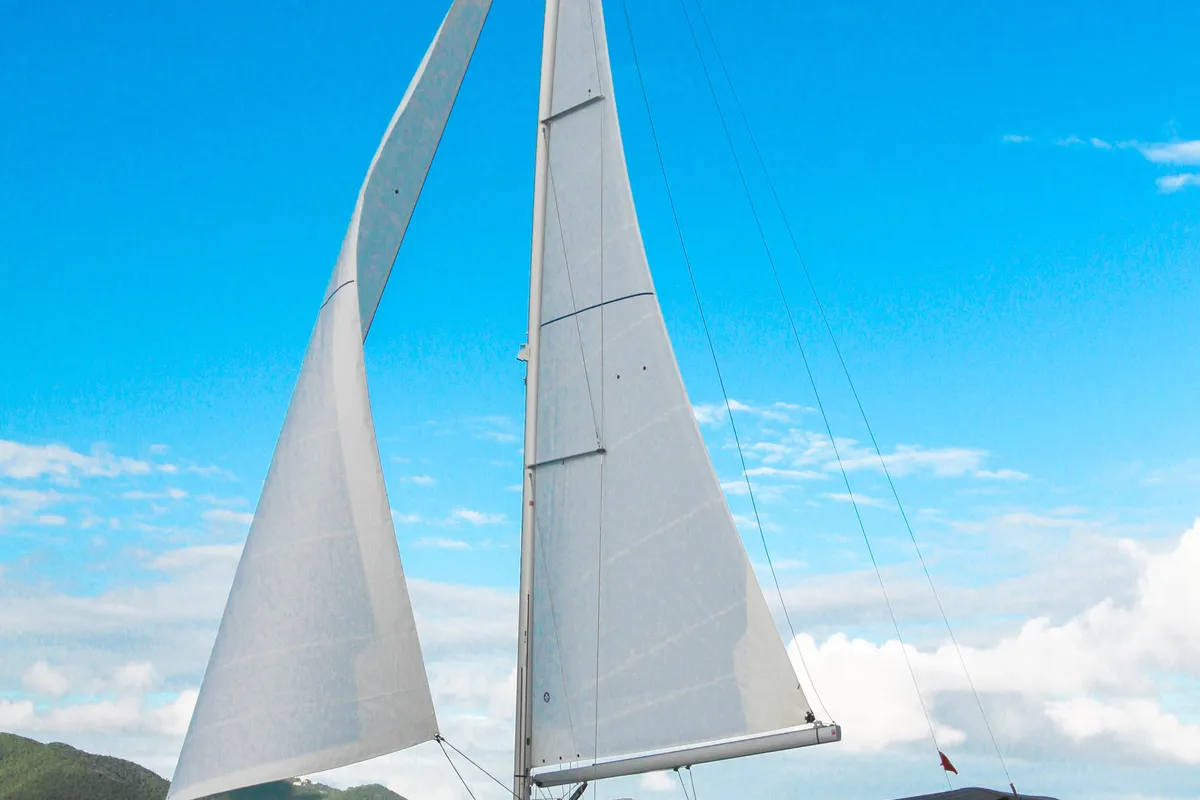 Easy Skanking, a Jeanneau Sun Odyssey 410 sailboat at Road Town, British Virgin Islands