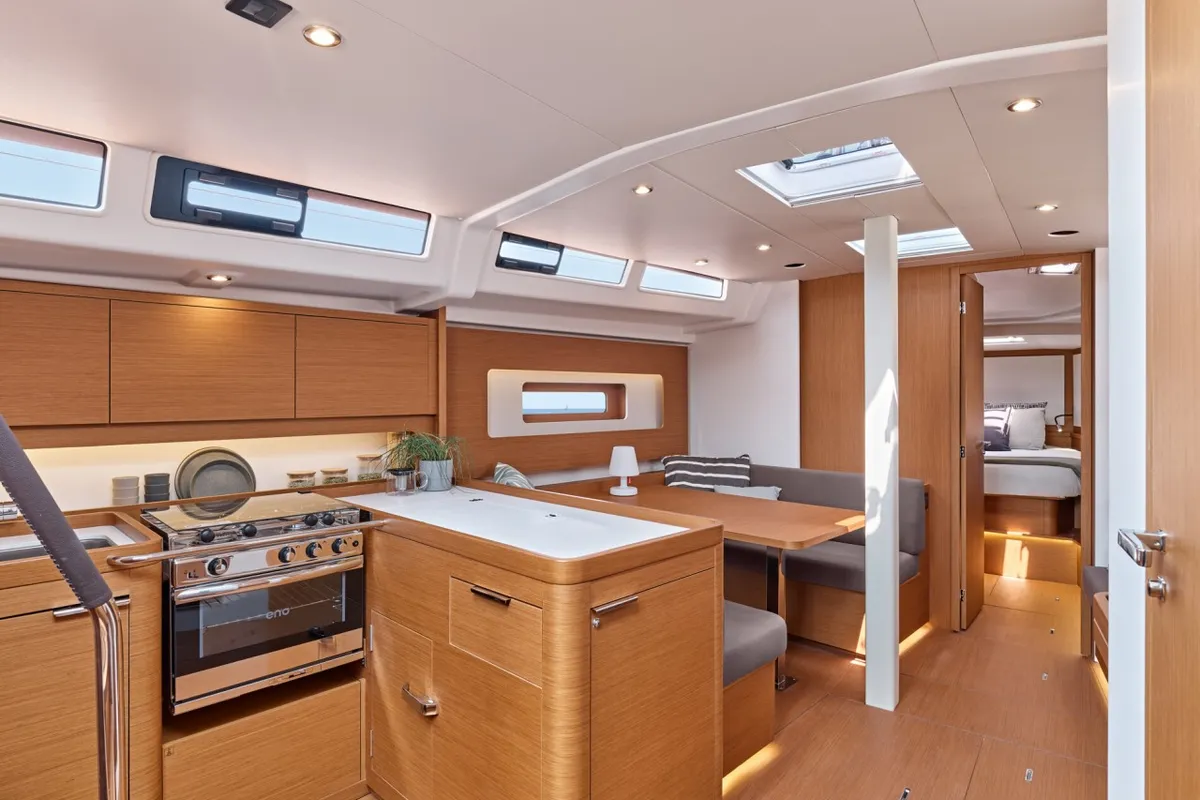 Integral, a Beneteau First 44 sailboat at Trogir, Croatia