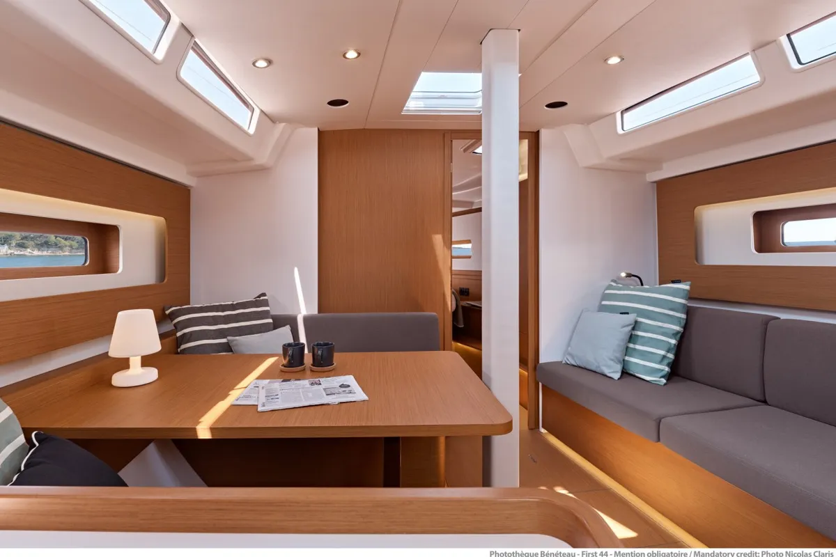 Integral, a Beneteau First 44 sailboat at Trogir, Croatia