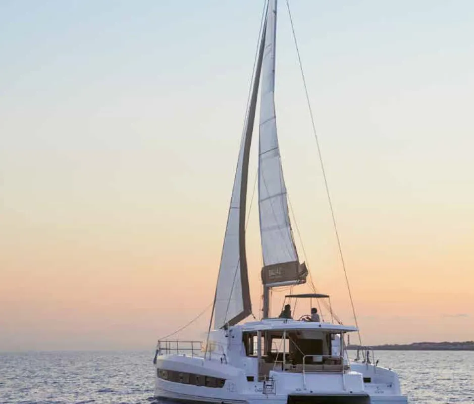 Knot So Fast, a Bali 4.2 catamaran at Volos Municipality, Greece