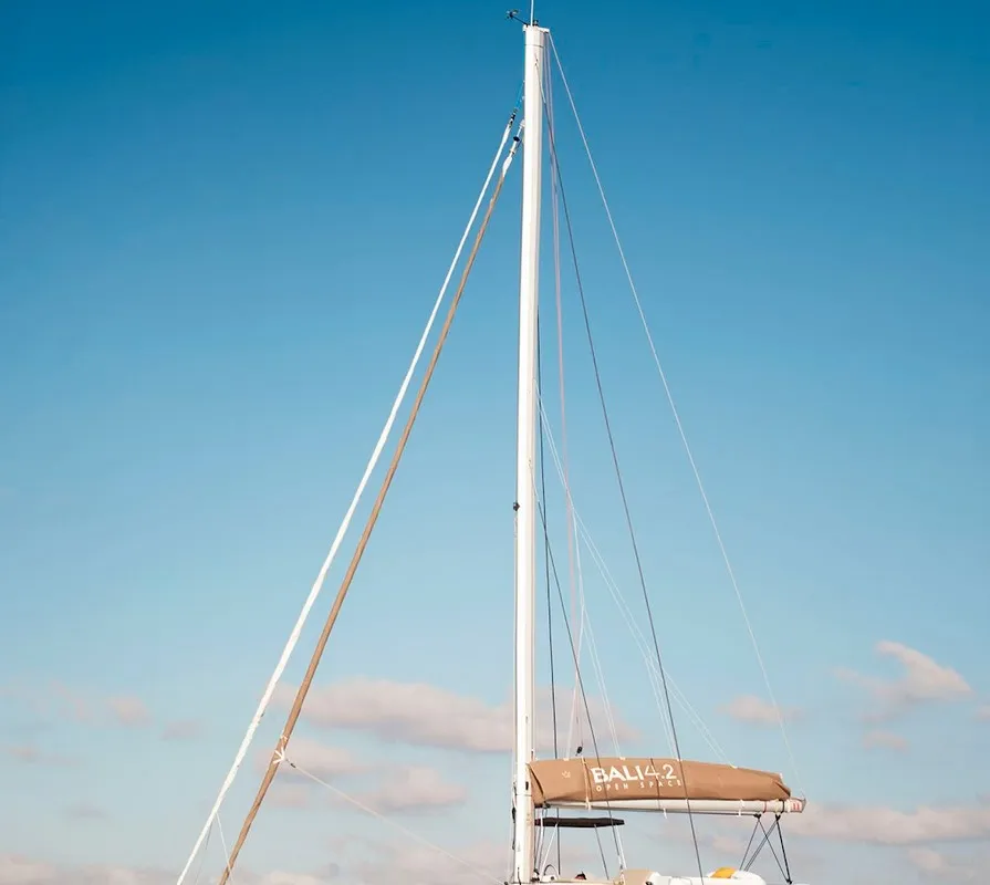 Knot So Fast, a Bali 4.2 catamaran at Volos Municipality, Greece
