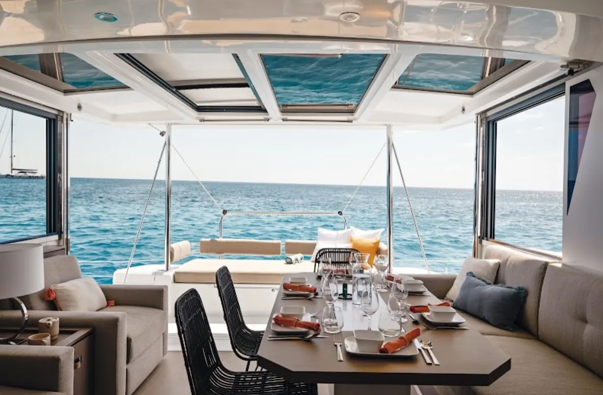 Knot So Fast, a Bali 4.2 catamaran at Volos Municipality, Greece
