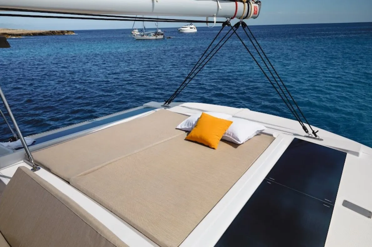 Knot So Fast, a Bali 4.2 catamaran at Volos Municipality, Greece