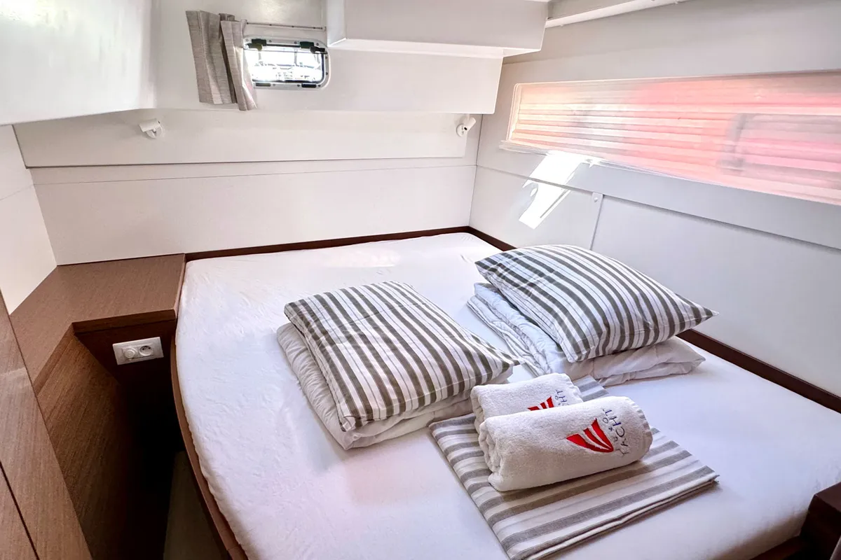 Cabin on Sail Away, a Lagoon 40 catamaran at Grad Biograd na Moru, Croatia