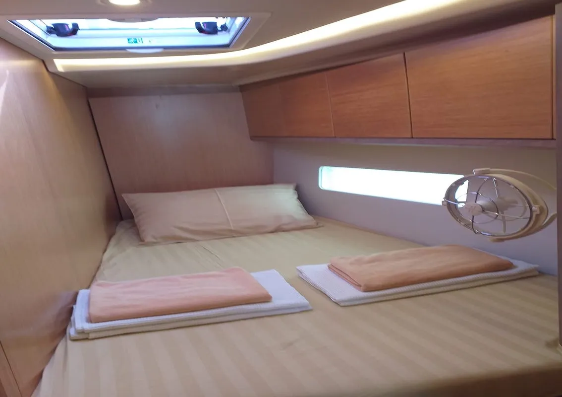 Cabin on Northern Star, a Bavaria C45 sailboat at Baan Salak Phet, Thailand