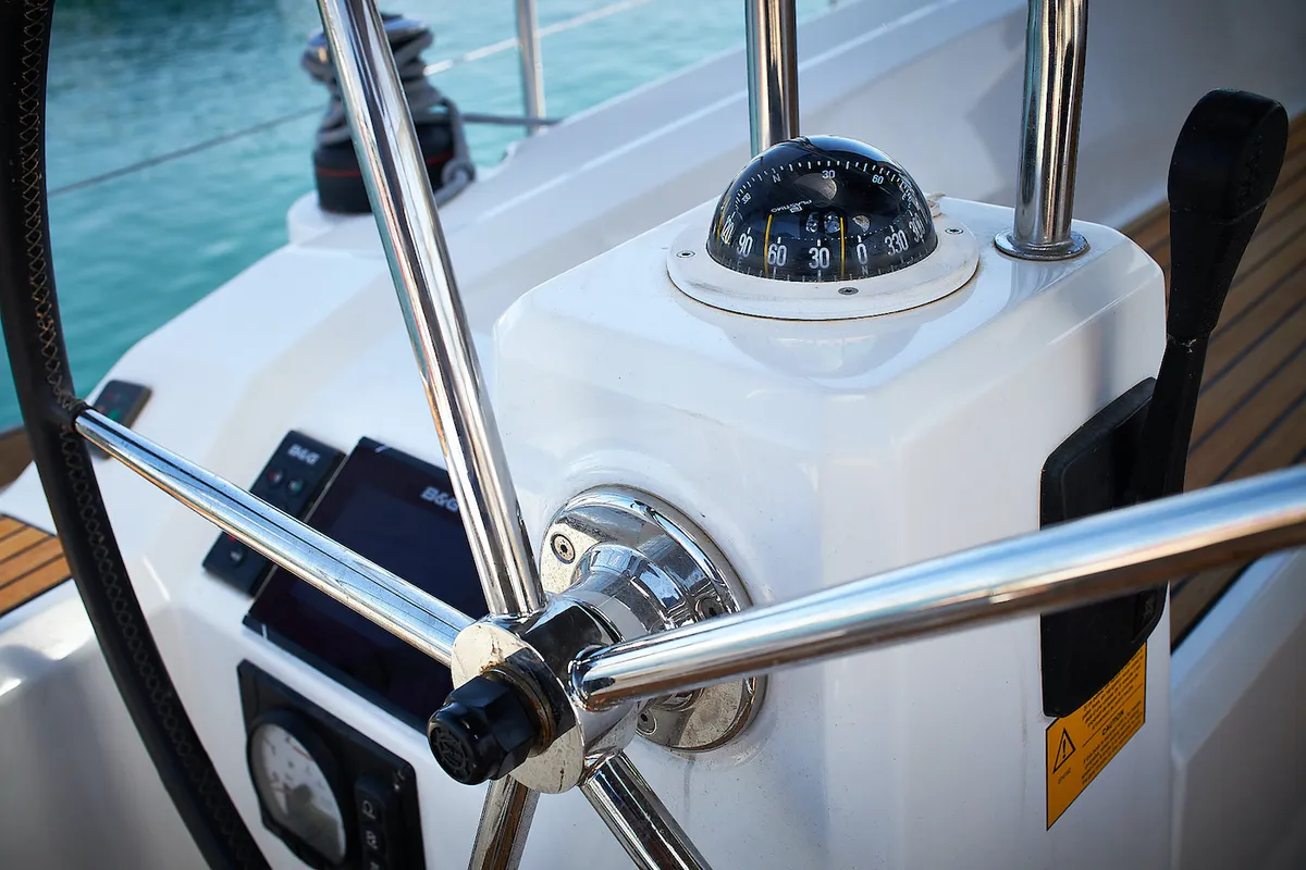 Mici, a Beneteau Oceanis 38.1 sailboat at Grad Biograd na Moru, Croatia