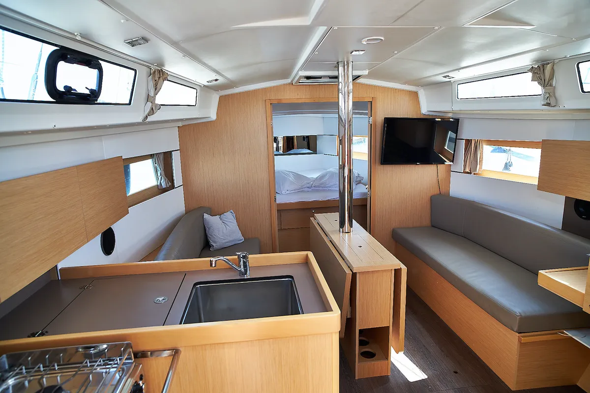 Mici, a Beneteau Oceanis 38.1 sailboat at Grad Biograd na Moru, Croatia
