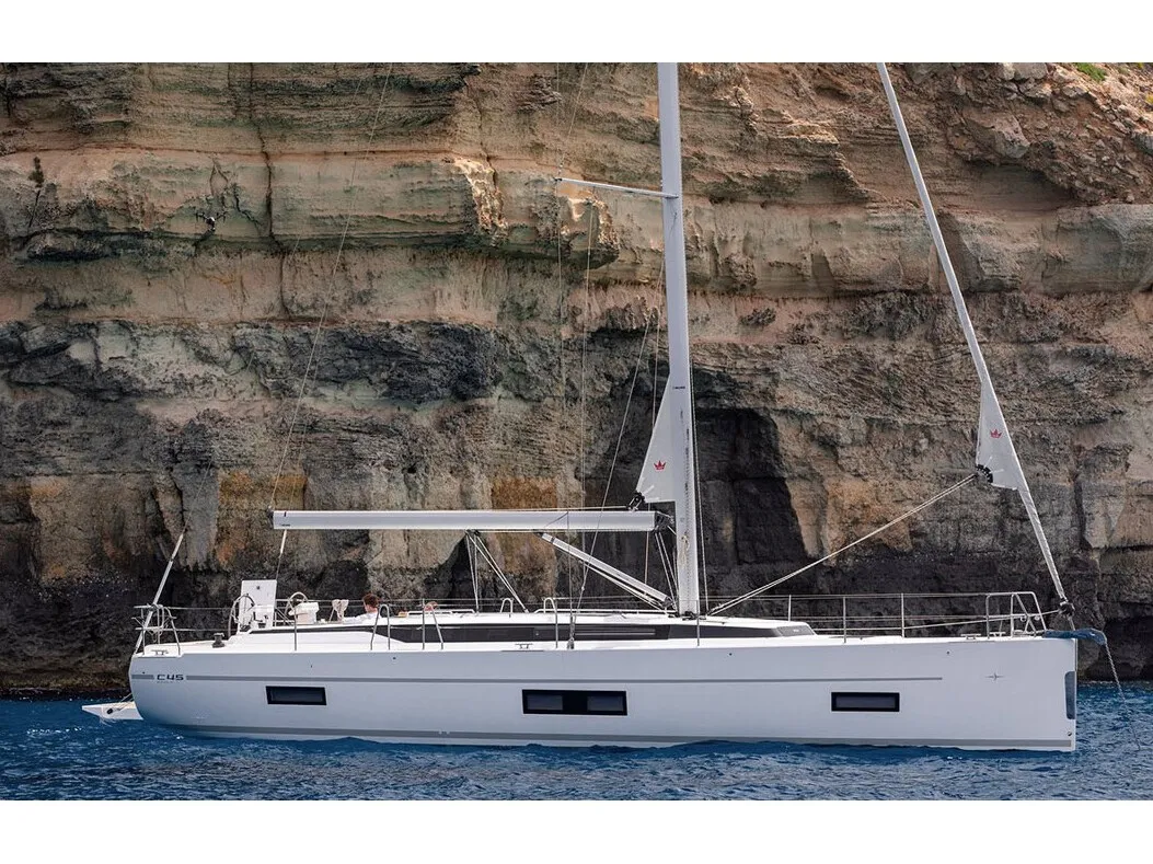 Exterior view of Bavaria C45, a Bavaria C45 sailboat at Athens, Greece
