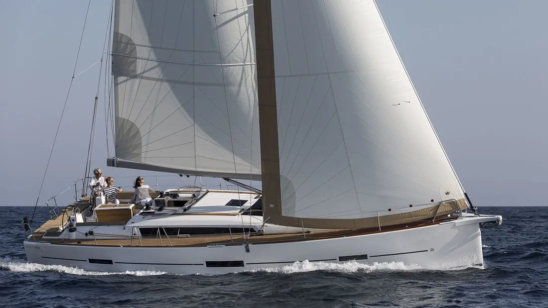 Mania Planet, a Dufour 460 GL sailboat at Tonnarella, Italy