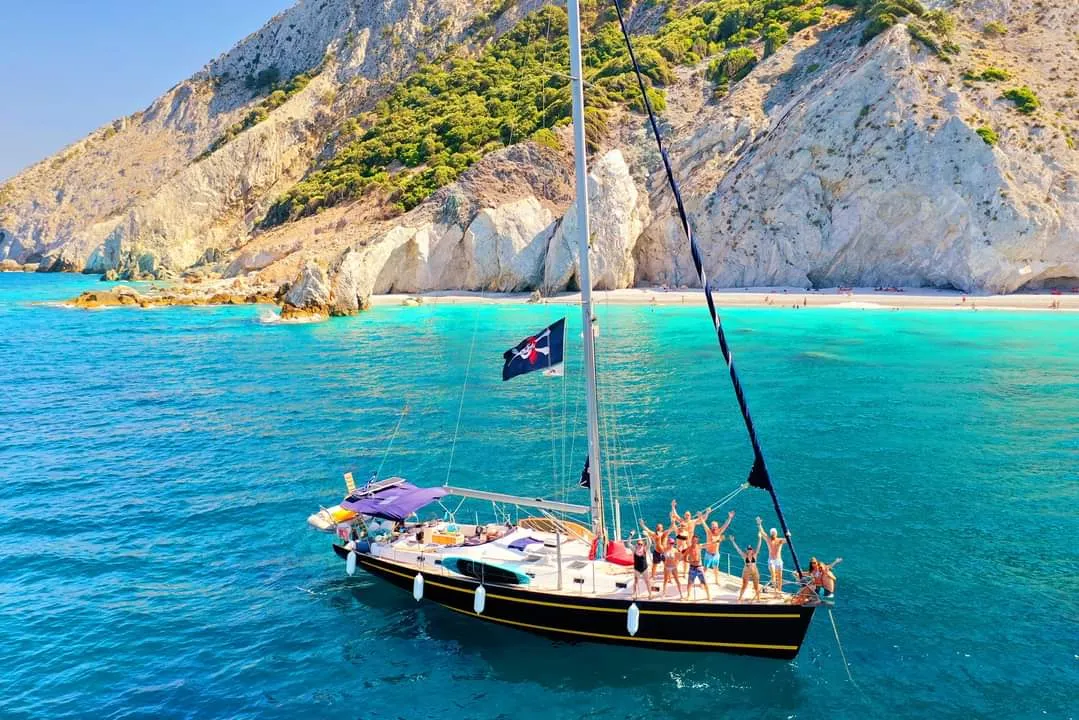 Exterior view of Alexandros II, a Ocean Star 56.1 sailboat at Athens, Greece