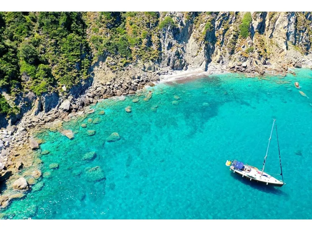 Exterior view of Alexandros II, a Ocean Star 56.1 sailboat at Athens, Greece