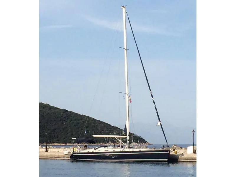 Exterior view of Alexandros II, a Ocean Star 56.1 sailboat at Athens, Greece