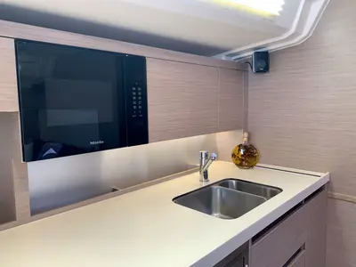 Galley of APOLLO, a Hanse 508 sailboat at Sami Municipal Unit, Greece