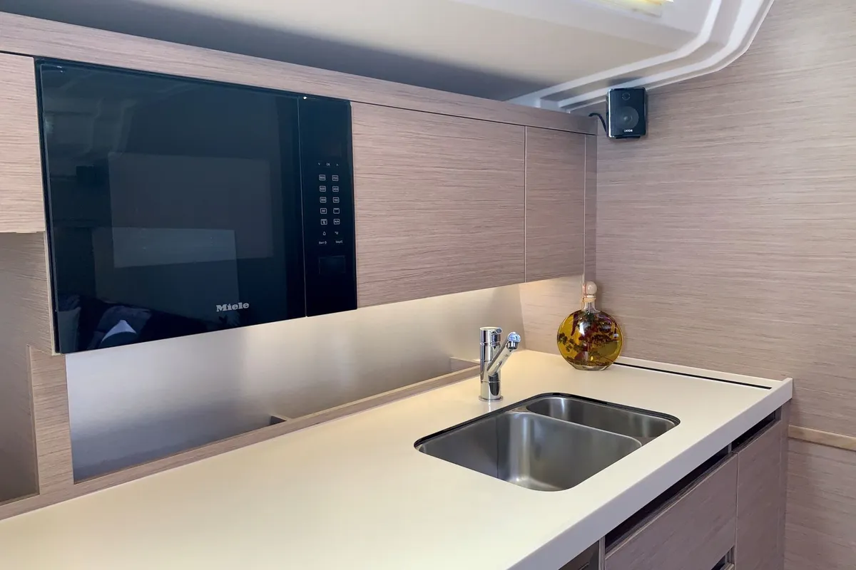 Galley of APOLLO, a Hanse 508 sailboat at Sami Municipal Unit, Greece