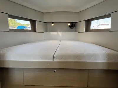 Cabin on Tamara, a Beneteau Oceanis 38.1 sailboat at Općina Rogoznica, Croatia