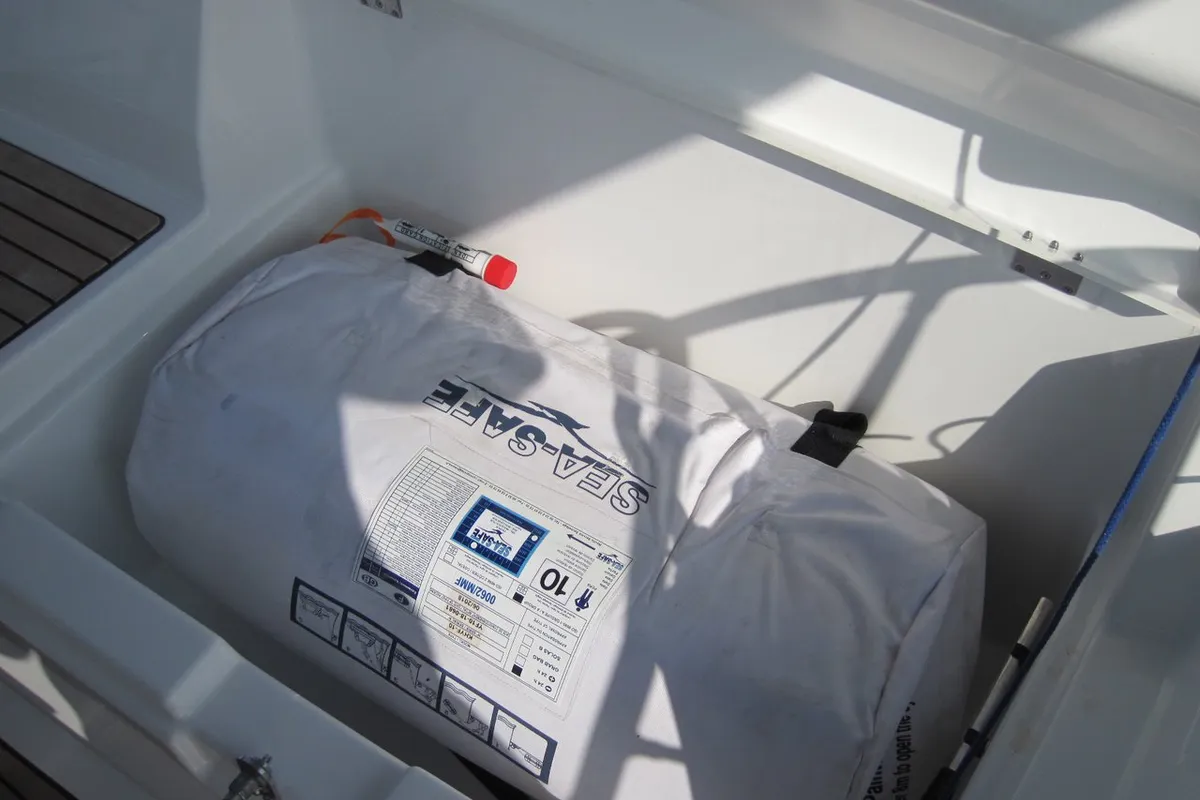 Stella, a Beneteau Oceanis 41.1 sailboat at Capo d'Orlando, Italy