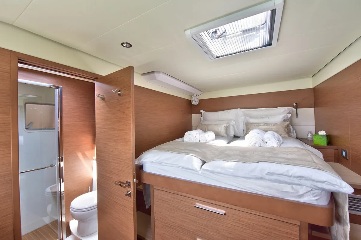 Cabin on Adriatic Tiger, a Lagoon 620 catamaran at Split, Croatia