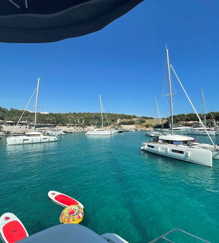 Adriatic Tiger, a Lagoon 620 catamaran at Split, Croatia