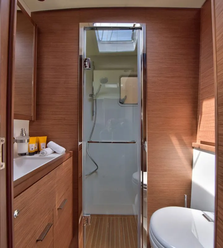 Head on Adriatic Tiger, a Lagoon 620 catamaran at Split, Croatia