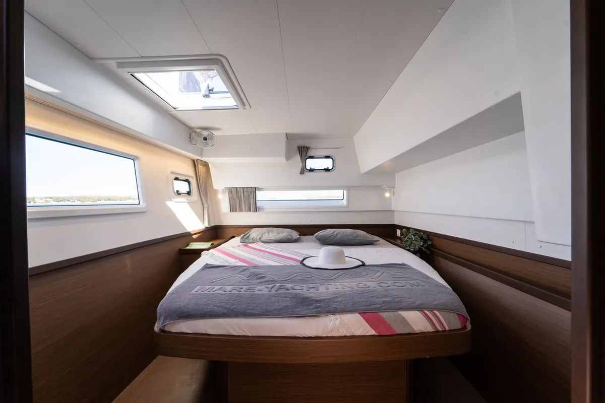 Cabin on Serenity, a Lagoon 42 catamaran at Grad Šibenik, Croatia