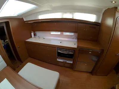 Galley of Almar, a Dufour 460 GL sailboat at Grad Šibenik, Croatia