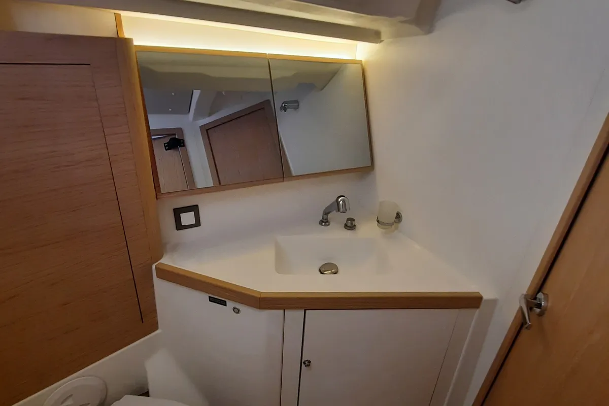 Head on Melissa, a Beneteau Oceanis 46.1 sailboat at Fethiye, Turkey