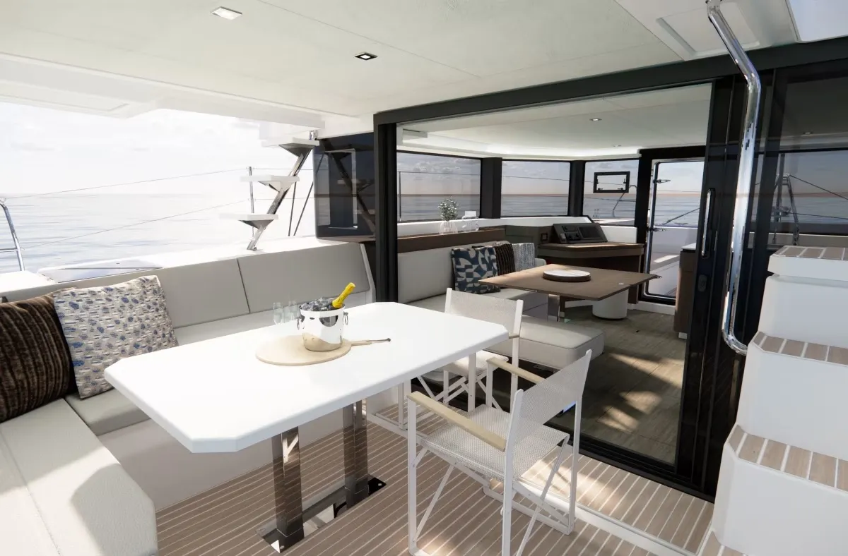Moorings 4300 - 3 Exclusive Plus, a Leopard 43 catamaran at Placencia, Belize
