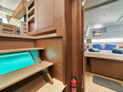 Cabin on Aura, a Lagoon 42 catamaran at Grad Kaštela, Croatia