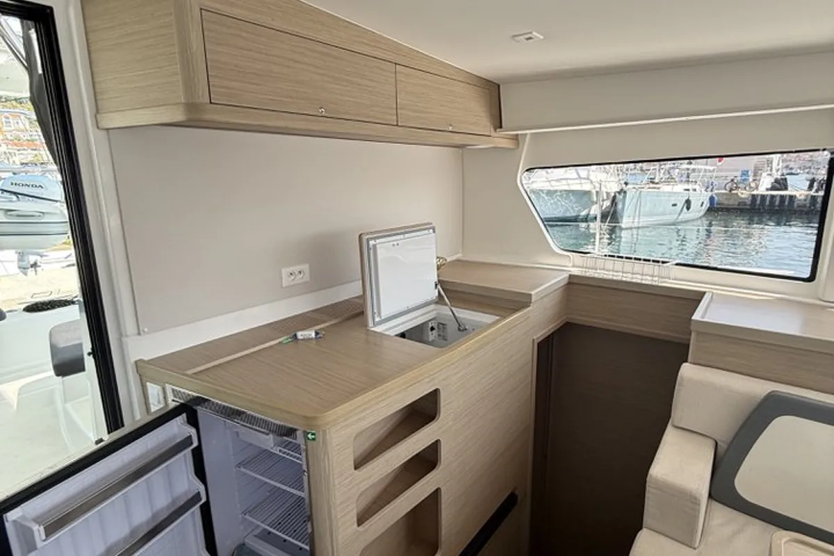 Galley of Tigeer Royale, a Lagoon 42 catamaran at Split, Croatia