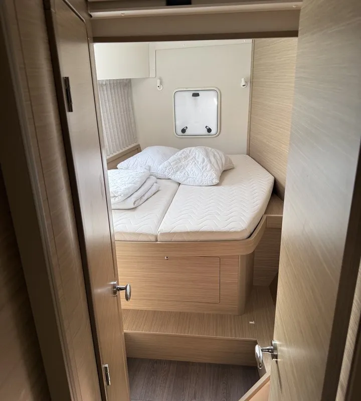 Cabin on Tigeer Royale, a Lagoon 42 catamaran at Split, Croatia