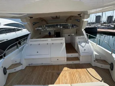 Pa' Que' Mas, a Cayman 55 catamaran at Salerno, Italy