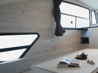 Salon of Minuetto8 - Comfort 2, a Cygnet Minuetto 8+ motorboat at Casier, Italy