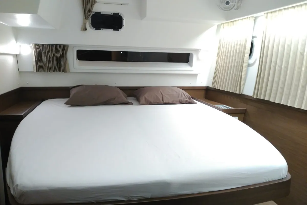 Cabin on Affligem, a Lagoon 42 catamaran at Alameda, United States